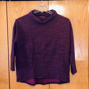 Cut Loose Mock Neck Sweatshirt